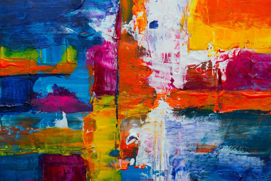 multicolored abstract painting